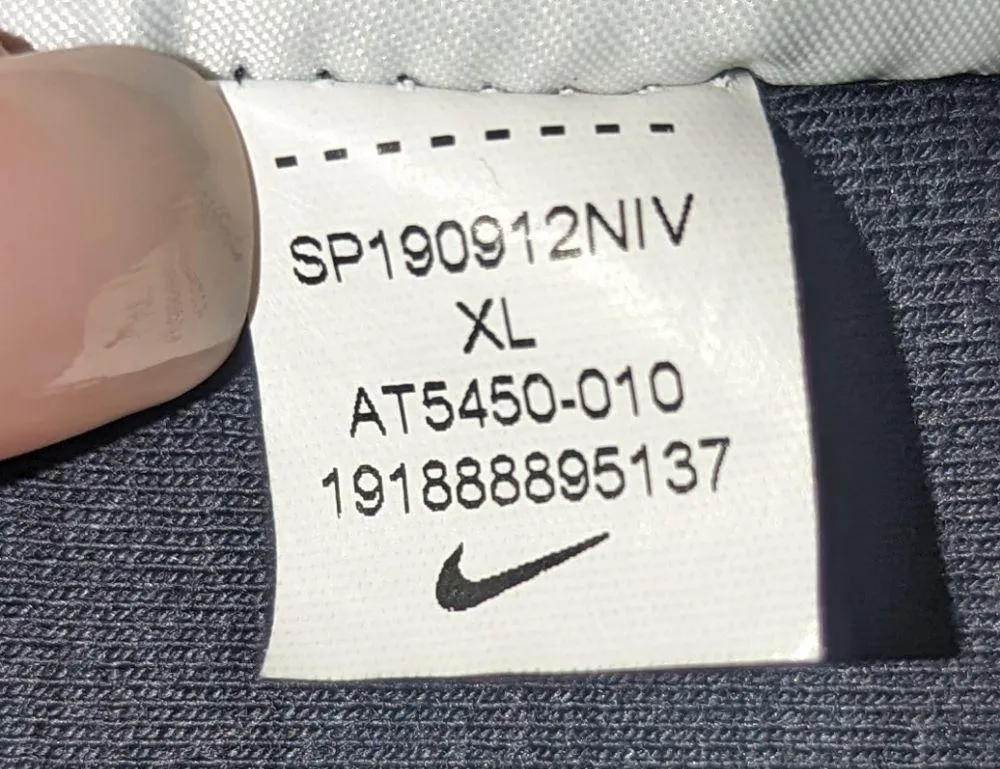 NIKE AIR BLACK CROPPED ELASTIC BAND SPORTS ATHLETIC TANK - Image 7