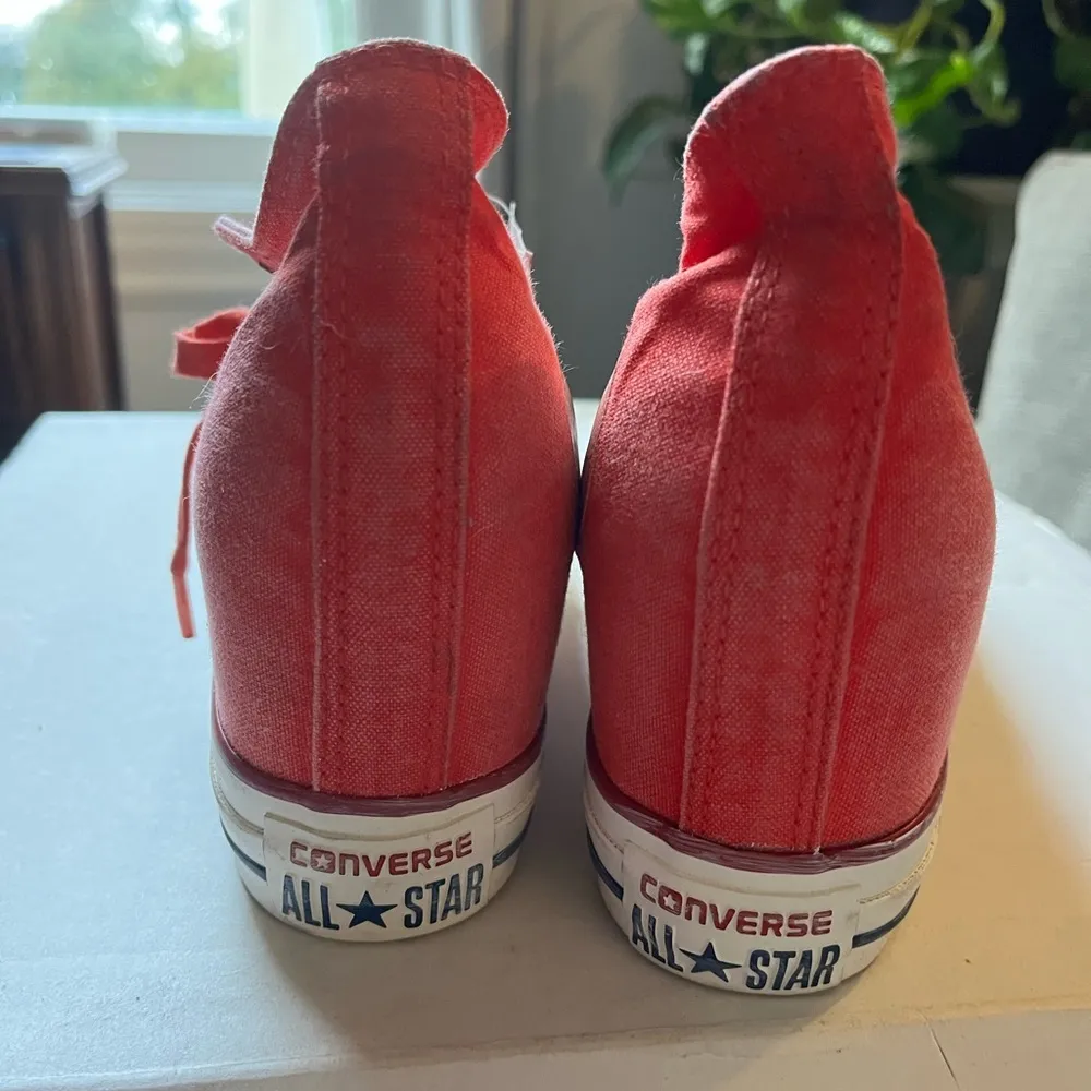 NWT: Converse Women's Red high heel Sneakers - Image 13