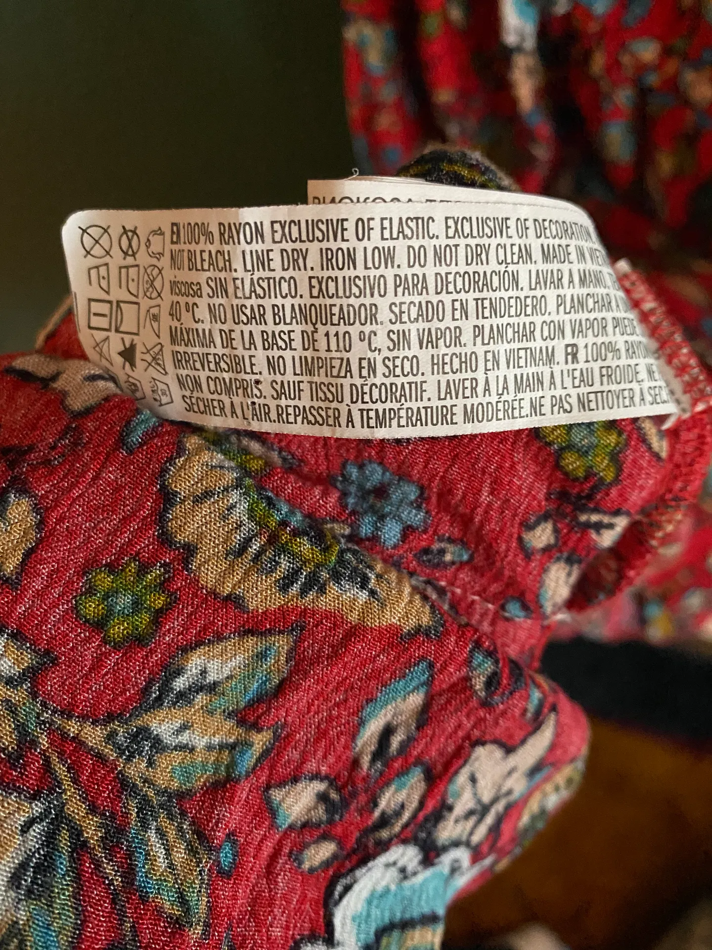 Forever 21 Red Floral Festival Long Dress - Image 4