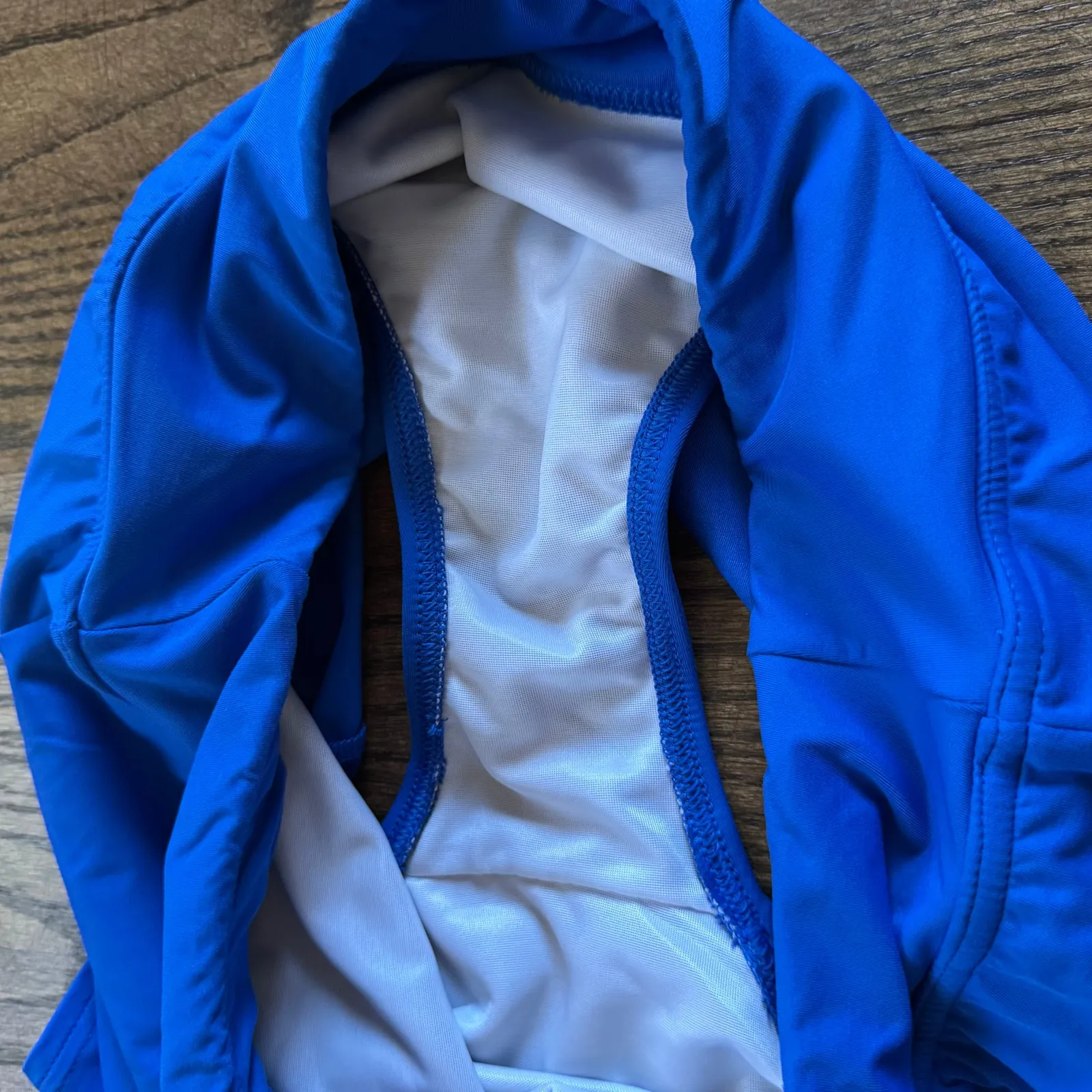 Lands End Womens Solid Royal Blue Swim Skirt Attached Brief Suit Bottom Size 10 - Image 6