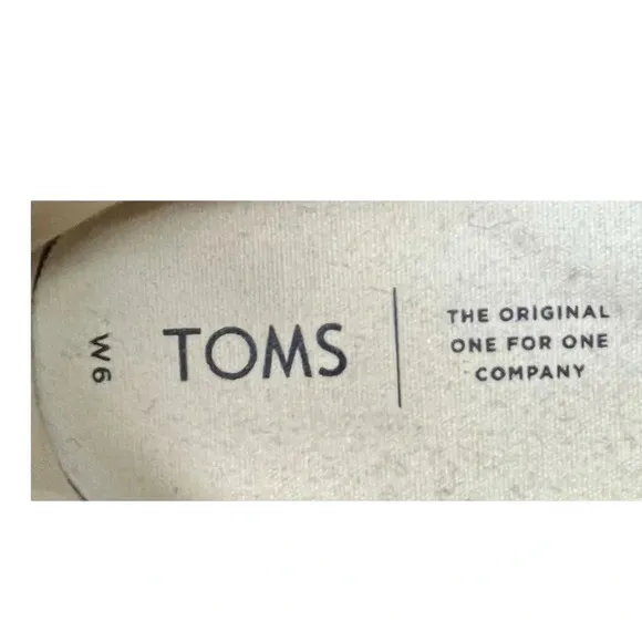 TOMS SILVER GLITTER CHEETAH PRINT SLIP-ON FLAT SHOES WOMEN'S SIZE‎ 6 - Image 10