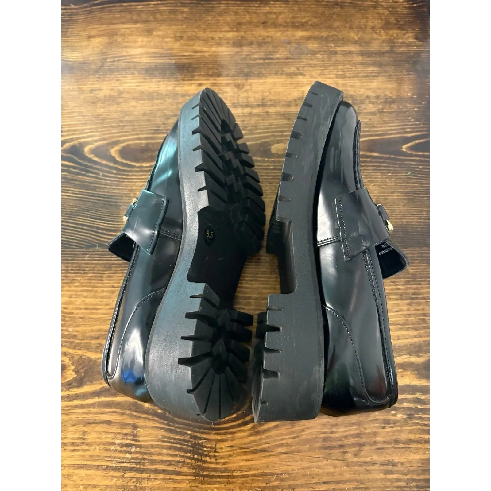 Steve Madden Black Loafers Size‎ 8.5 - Image 8