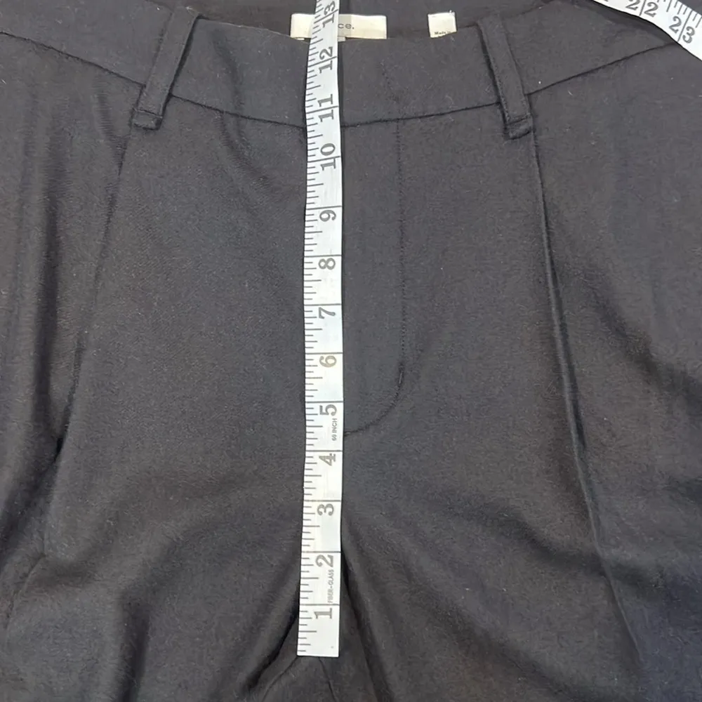 Vince Black Wool Blend Cropped Wide Leg Pants Size 12 EUC - Image 10