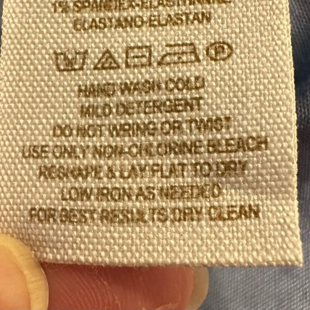 Free People We The Free Chambray Sweater‎ Sleeve Shirt Women's Small Light Blue - Image 11