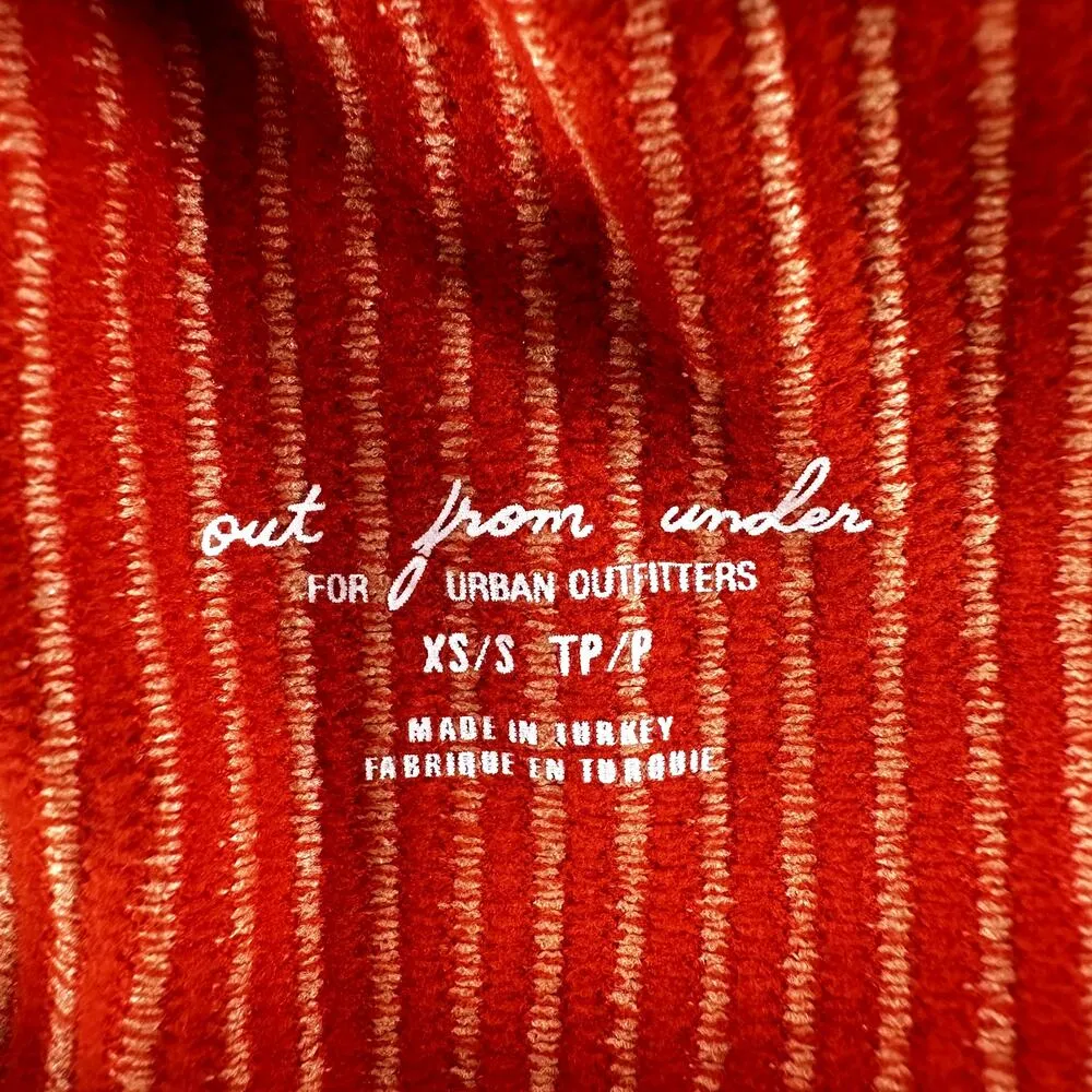 Urban Outfitters Out From Under Camino Seamless Cutout Bra Cropped Orange XS/S - Image 3