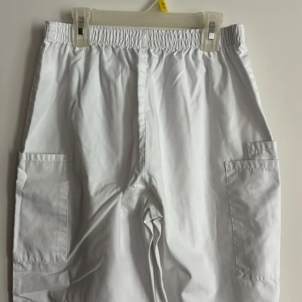 Cherokee White Scrub Pants Size S/M - Image 6
