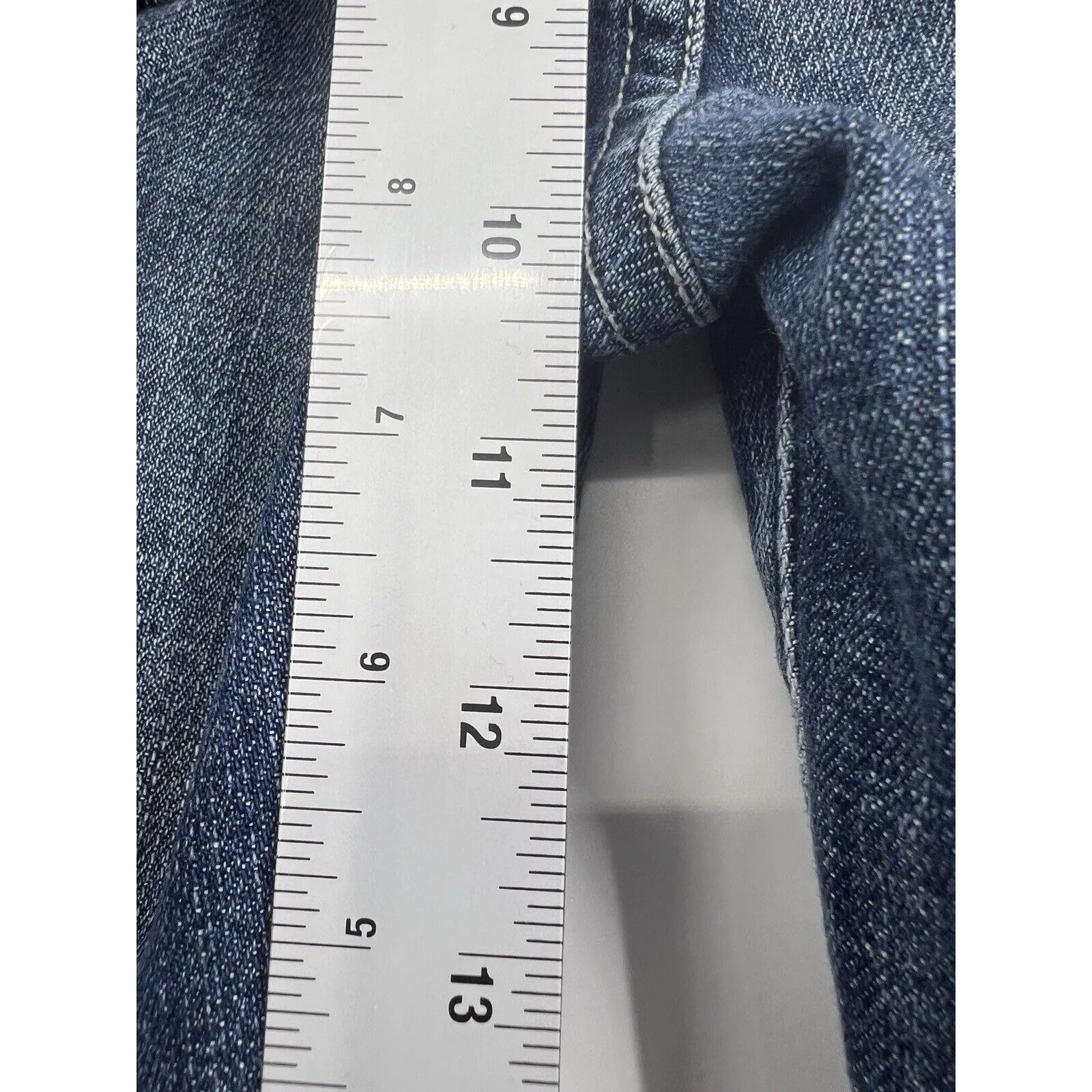 7 For All Mankind Jeans Womens 26‎ Roxanne Skinny Cropped Blue Stretch Denim - Image 8