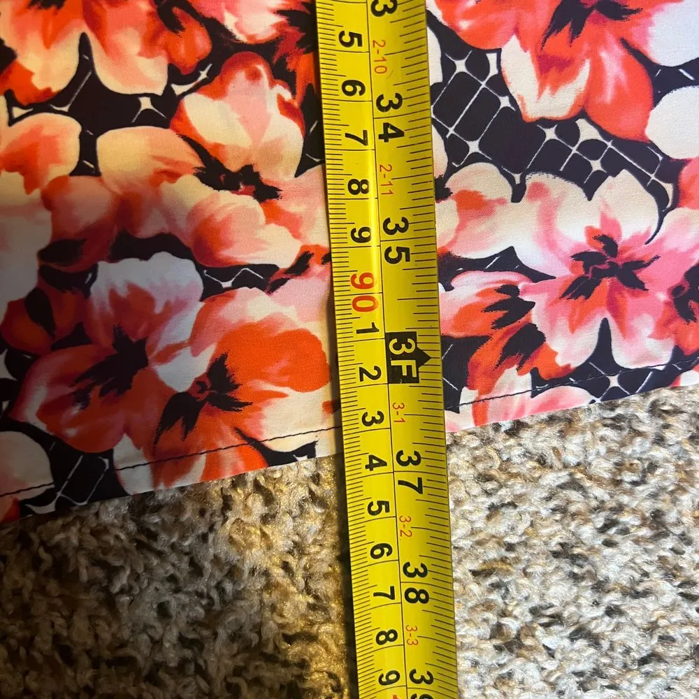 41 Hawthorn Navy Geometric Floral Border‎ Print Sleeveless A - Image 6