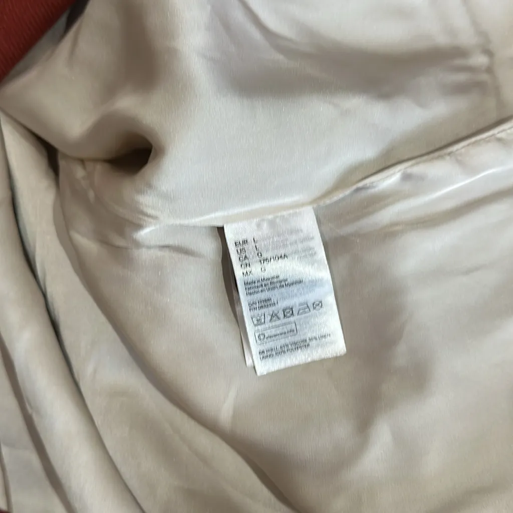 NWT H&M Linen Blend Relaxed Fit Blazer Rust Blazer - Image 8