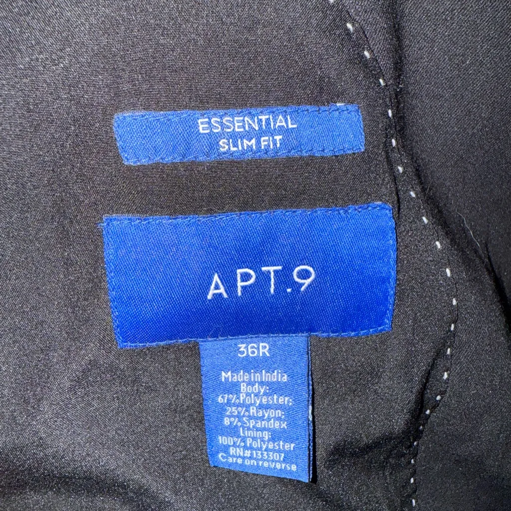 Apt. 9 Essential Slim Fit Jacket in Dark Gray - Image 2