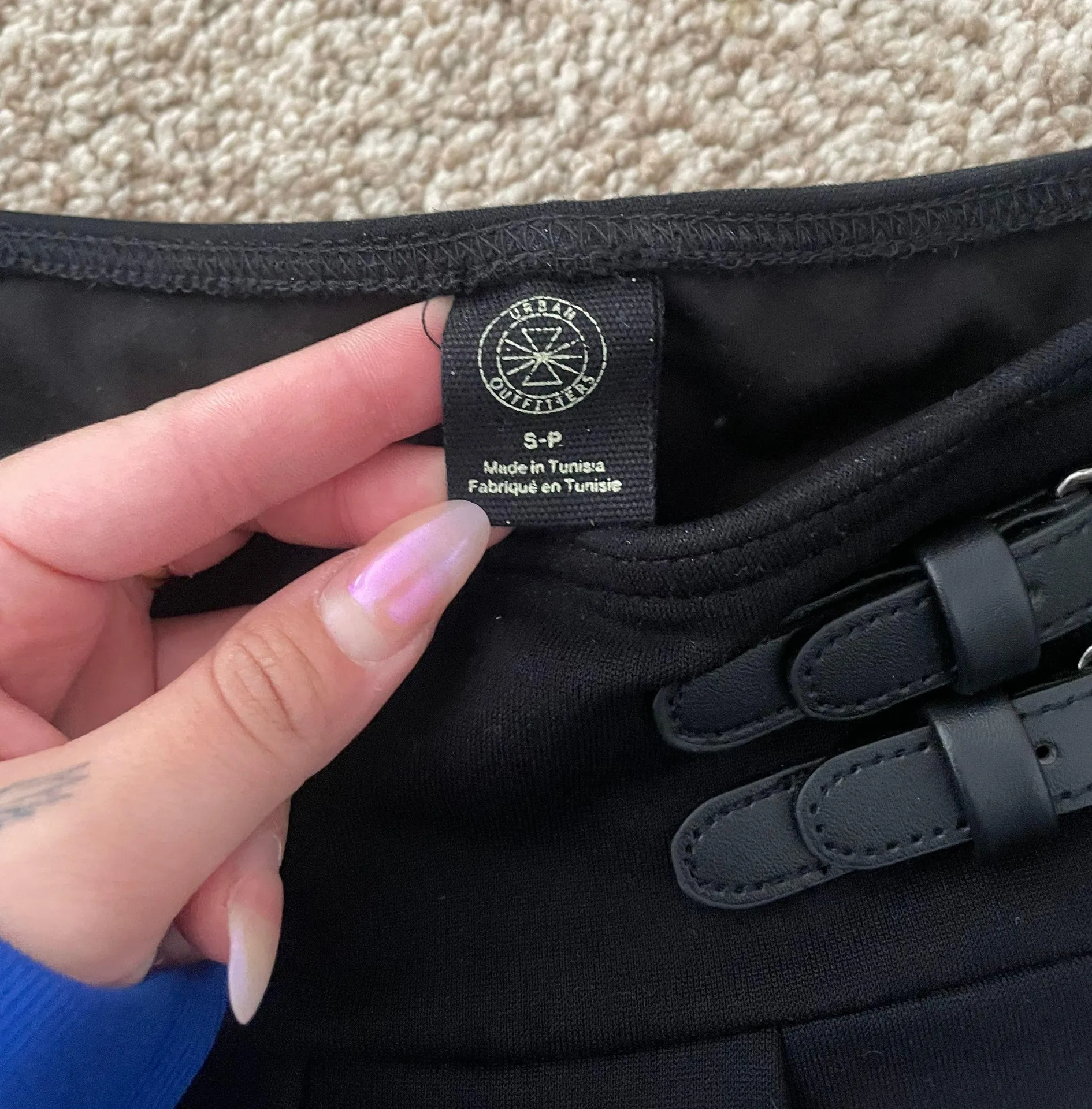 Black Mini Skirt - Image 2