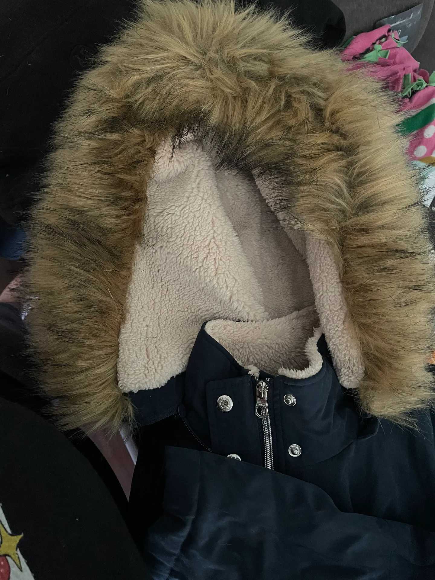 Anorak Faux Fur Jacket - Image 7