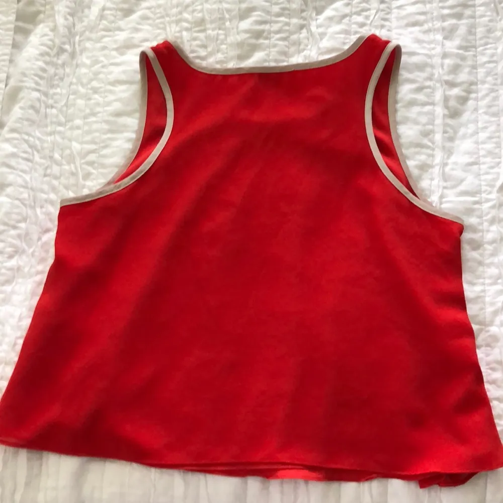 Naked Zebra Red/Orange Chiffon Tank - Image 2