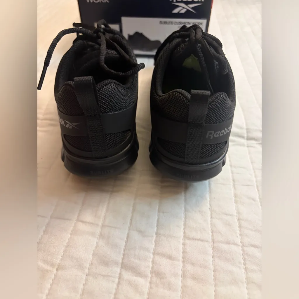 Reebok Work Sublite Cushion Work Comp Toe Black NIB - Image 6