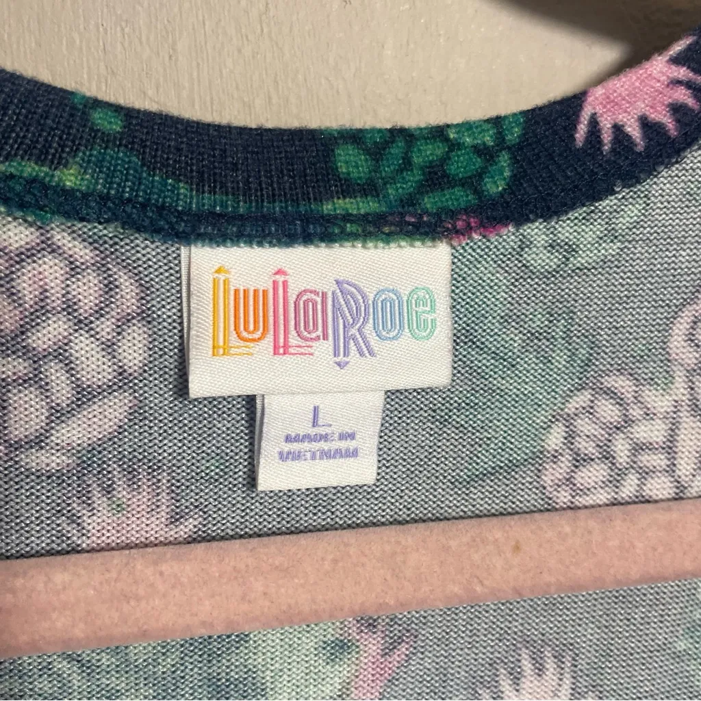 Lularoe Caroline Cardigan Pineapple Print NWT - Image 5