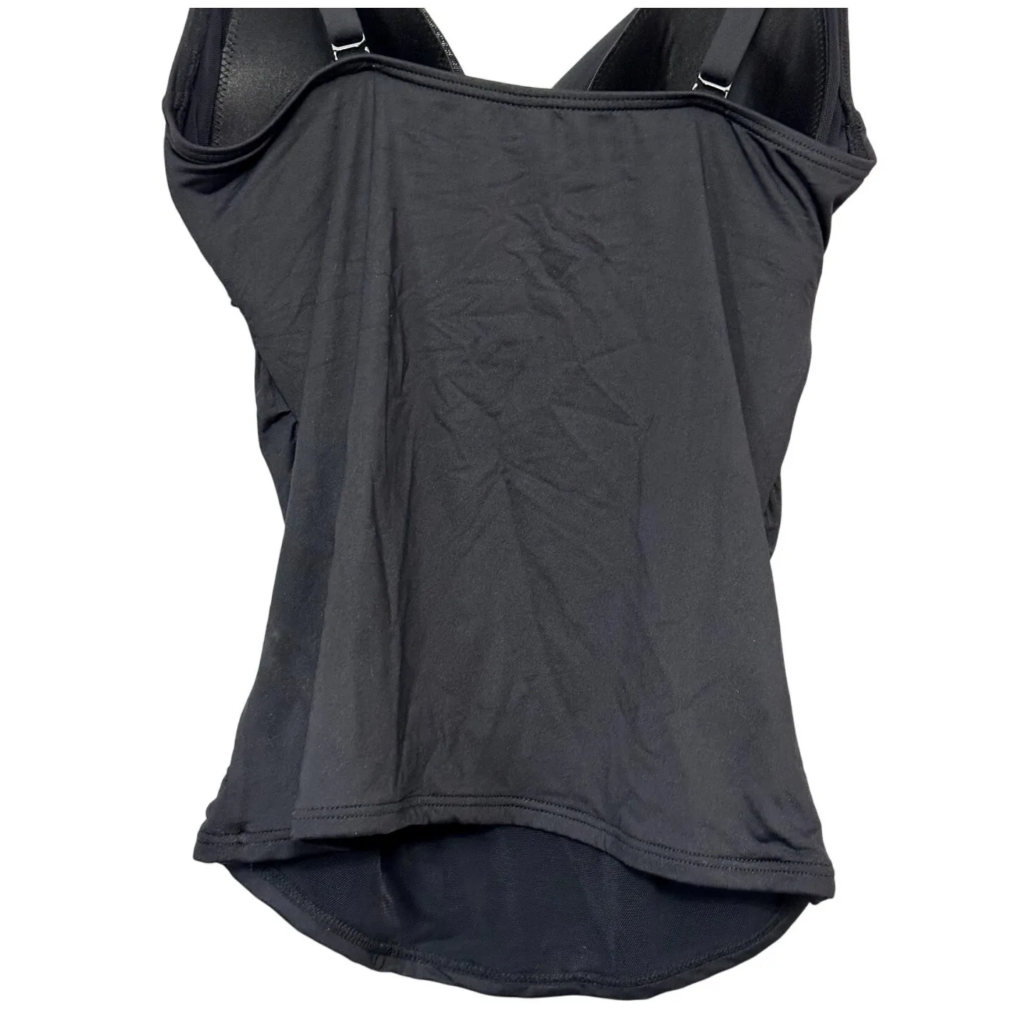 Sea Level Swim Tank Twist Front Adjustable Straps Padded Cups Black W US 4 NWOT - Image 7