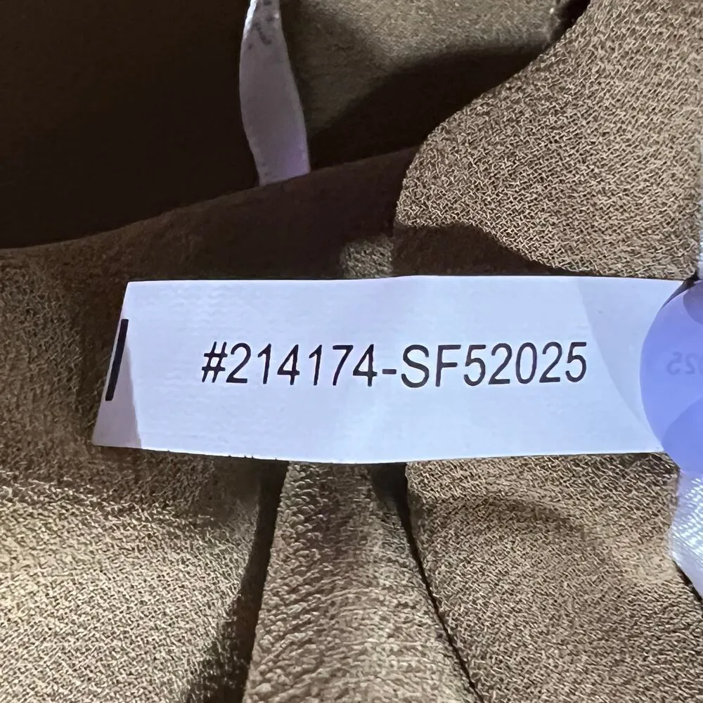 Shona Joy Revolve Alma Mini Dress 10 Cumin Asymmetrical Bias Cowl Neck Nightout - Image 15