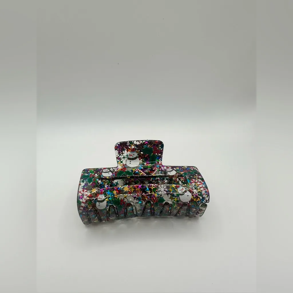 Christmas Stocking Stuffer🎄❄️☃️Festive Hair Clip Green - Image 2