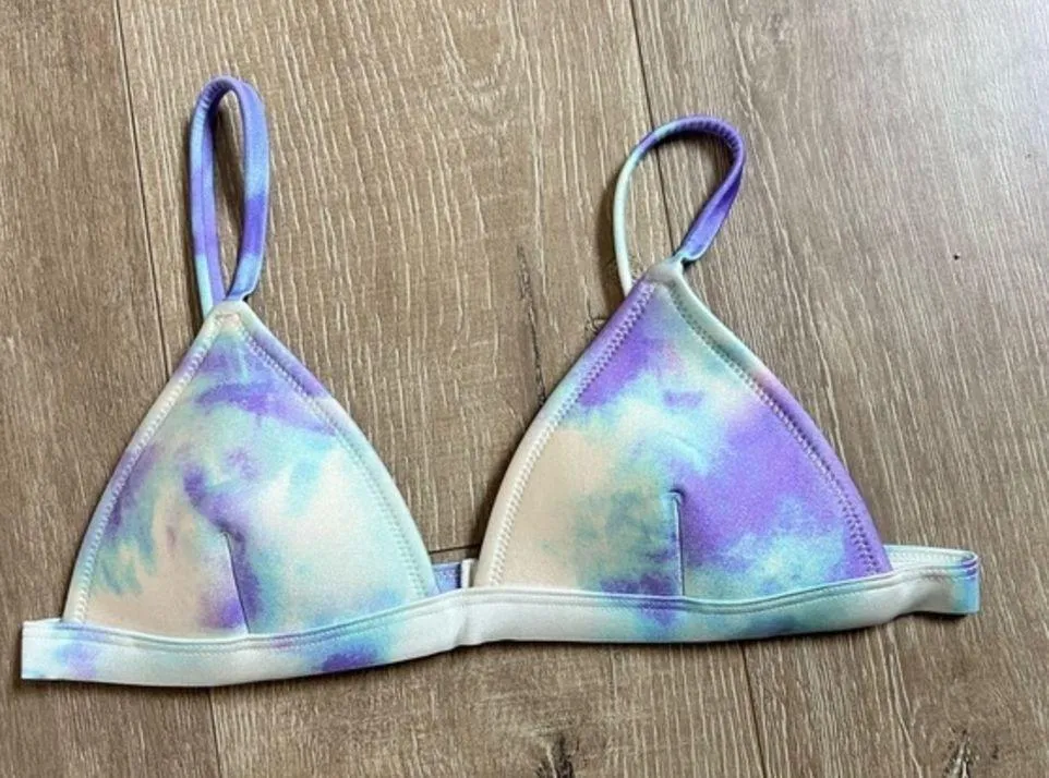 Triangl Luna Tie Dye Bikini Top Size S - Image 2