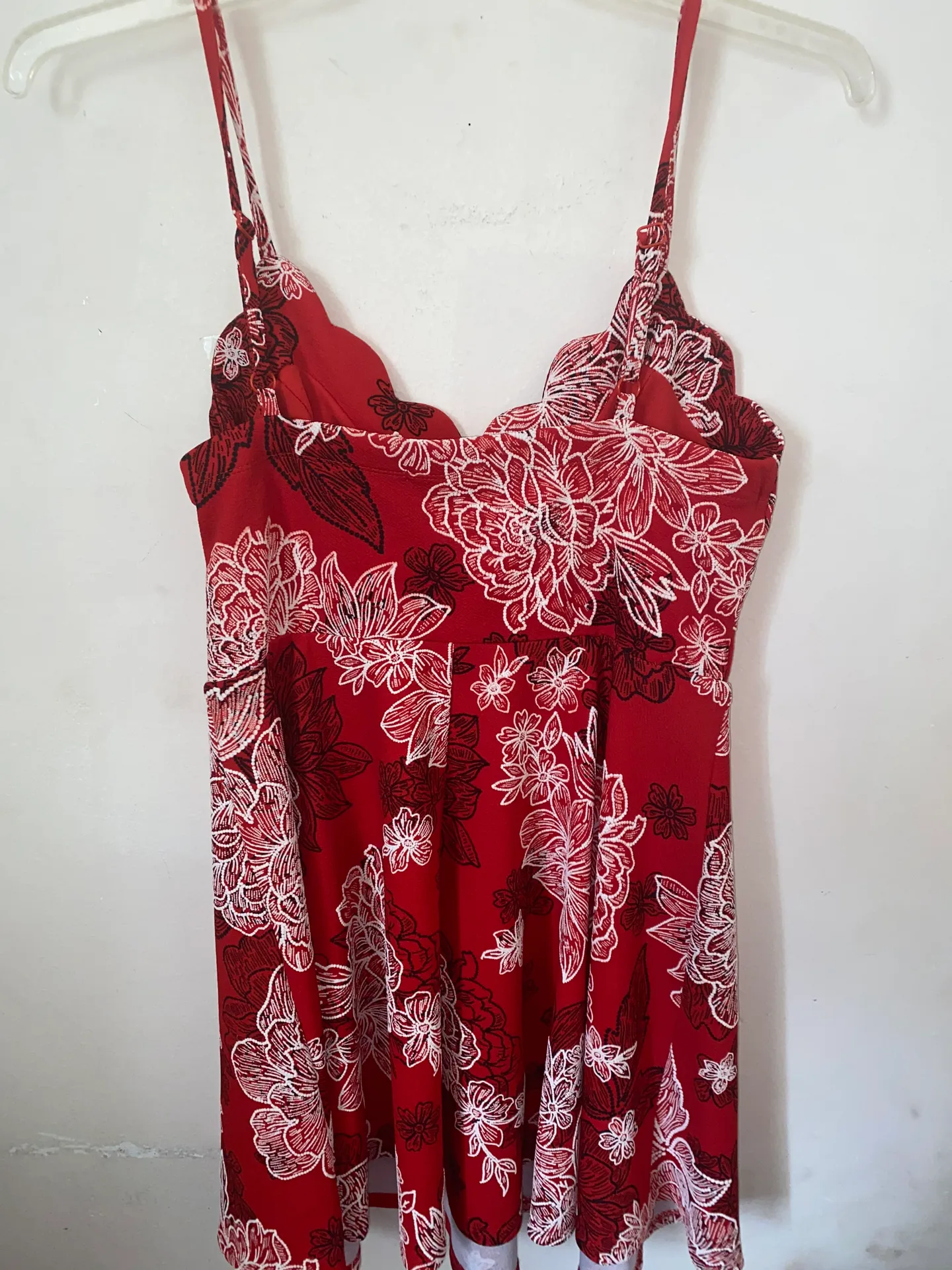 Trixxi Red Floral Dress - Image 3
