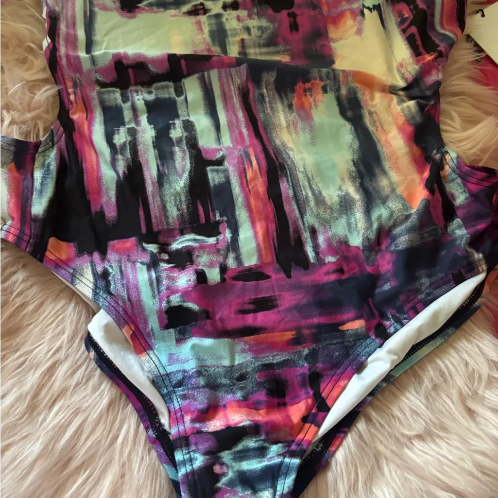 Calvin Klein Multicolor Abstract Swimsuit - Image 6