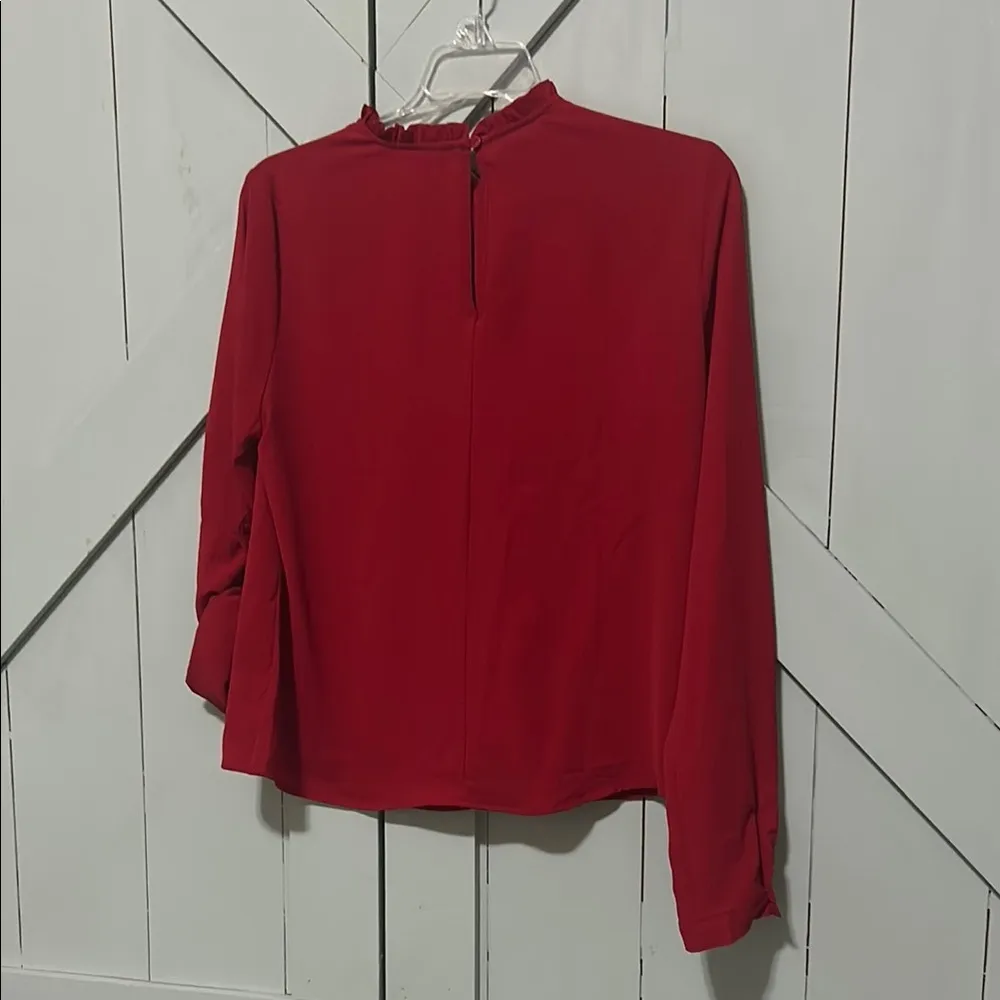 Wet Seal Red Long Sleeve Women's Top - Image 3