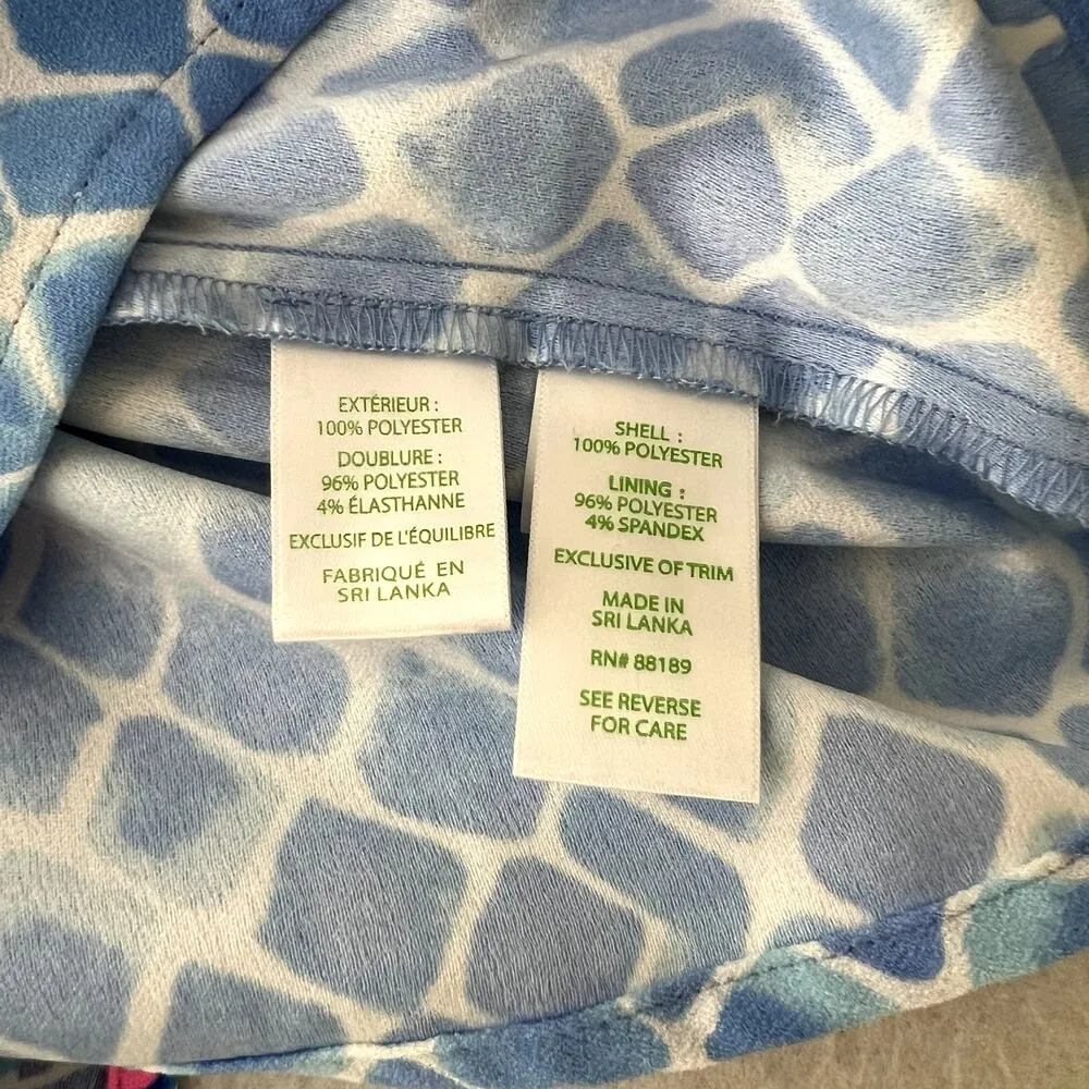 Lilly Pulitzer Donna Hidden Treasure Patterned Romper Dress - Image 8