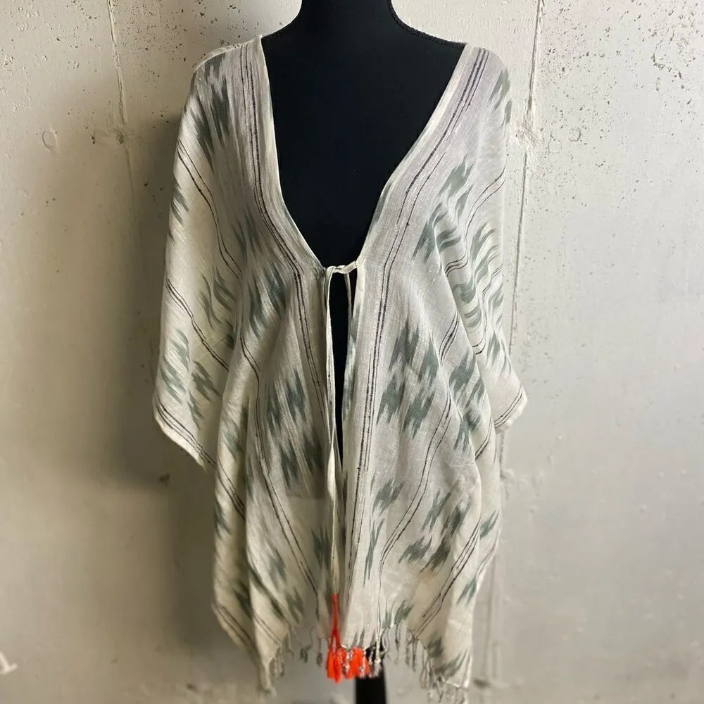 #315 ELAN Open Tie Front Swimsuit Coverup - Image 5