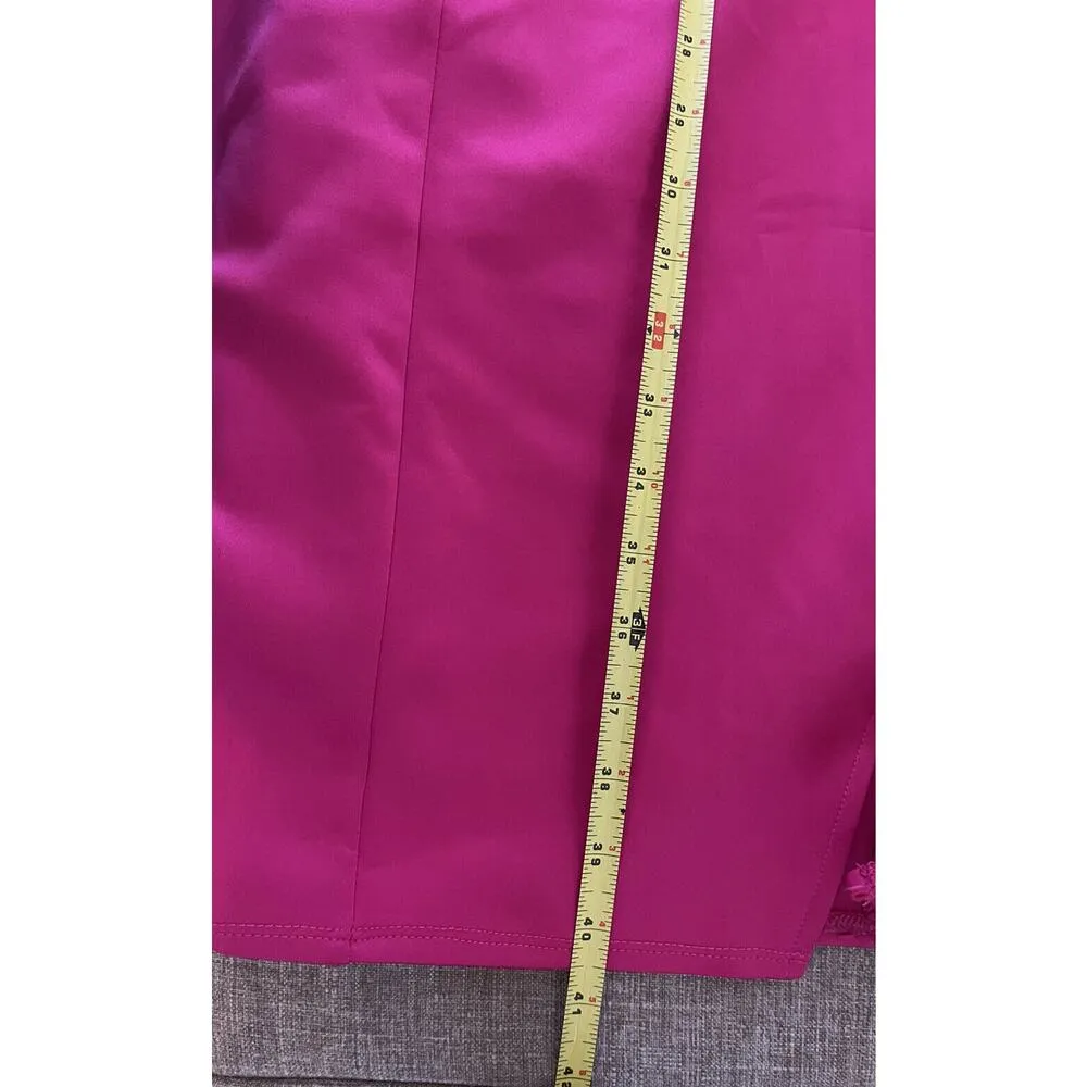 LANE BRYANT Dress Plus Size 16 Sheath Pink Cold Shoulder Smoothing Slip NEW - Image 7