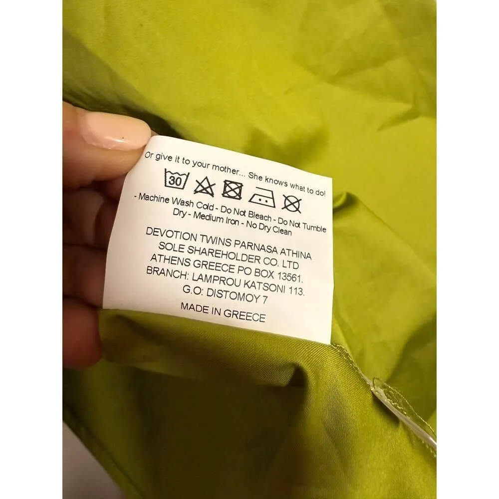 NWT Devotion Twins Khalisi Skirt in Dark Lime Sz. S Green - Image 7