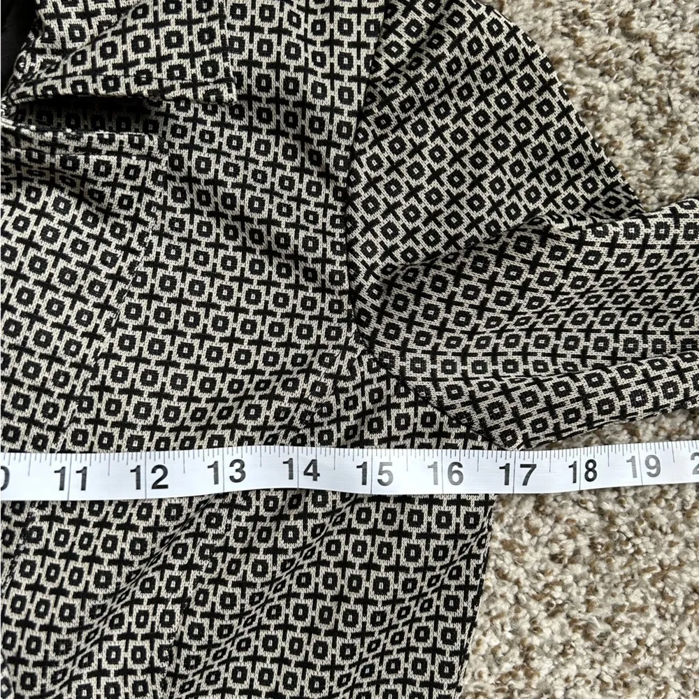 Wrapper Black White Blazer Jacket Office Formal X O Small - Image 6