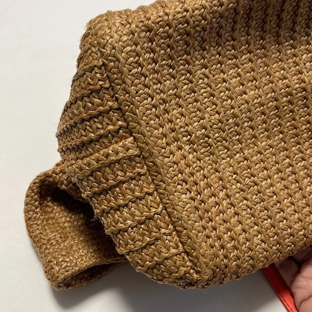 Vera Bradley Birds Weave Straw Tote Bag - Image 9