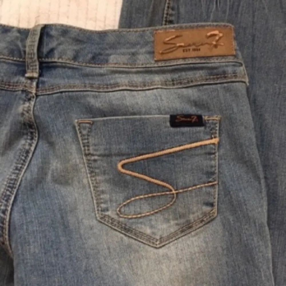 Seven7 Boho Flare Bell Botttom Flare Jeans 28 - Image 9