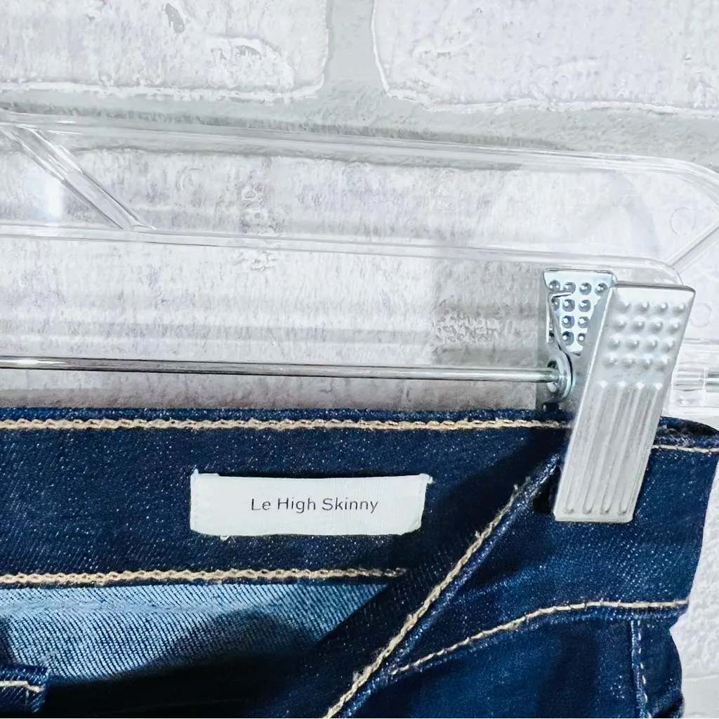 Frame Denim Le High Skinny With Split Out Seam Jeans in Copa Wash Size 25 - Image 10