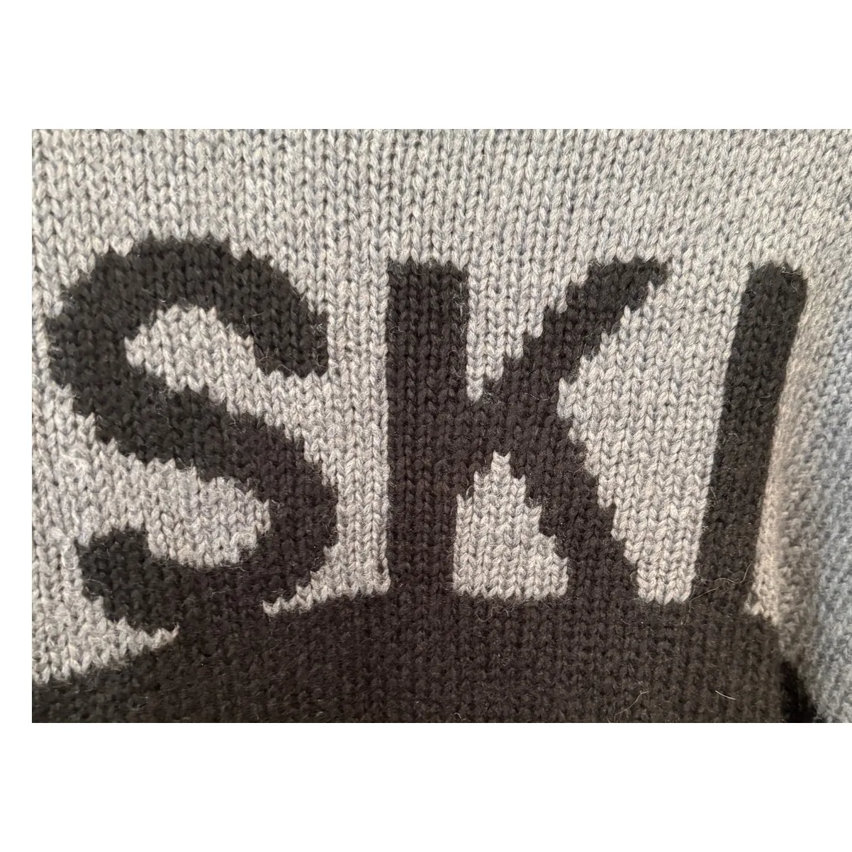 Wooden Ships Paola Buendia Sweater Ski Wool Mohair Blend Sweater Size S/M - Image 3