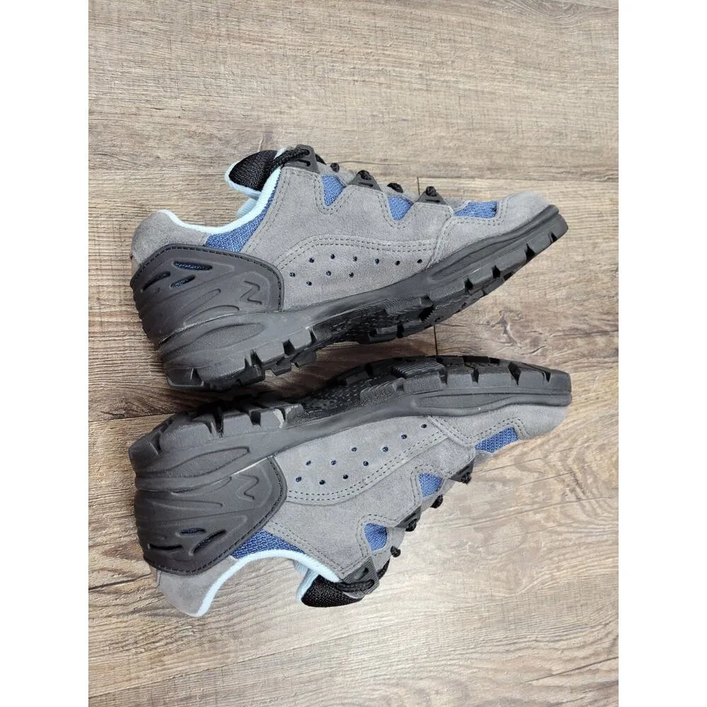 Lake Shoes Womens 6.5/7 Mountain Cycling Sneakers Blue Gray Suede Lace Up Shoes - Image 9