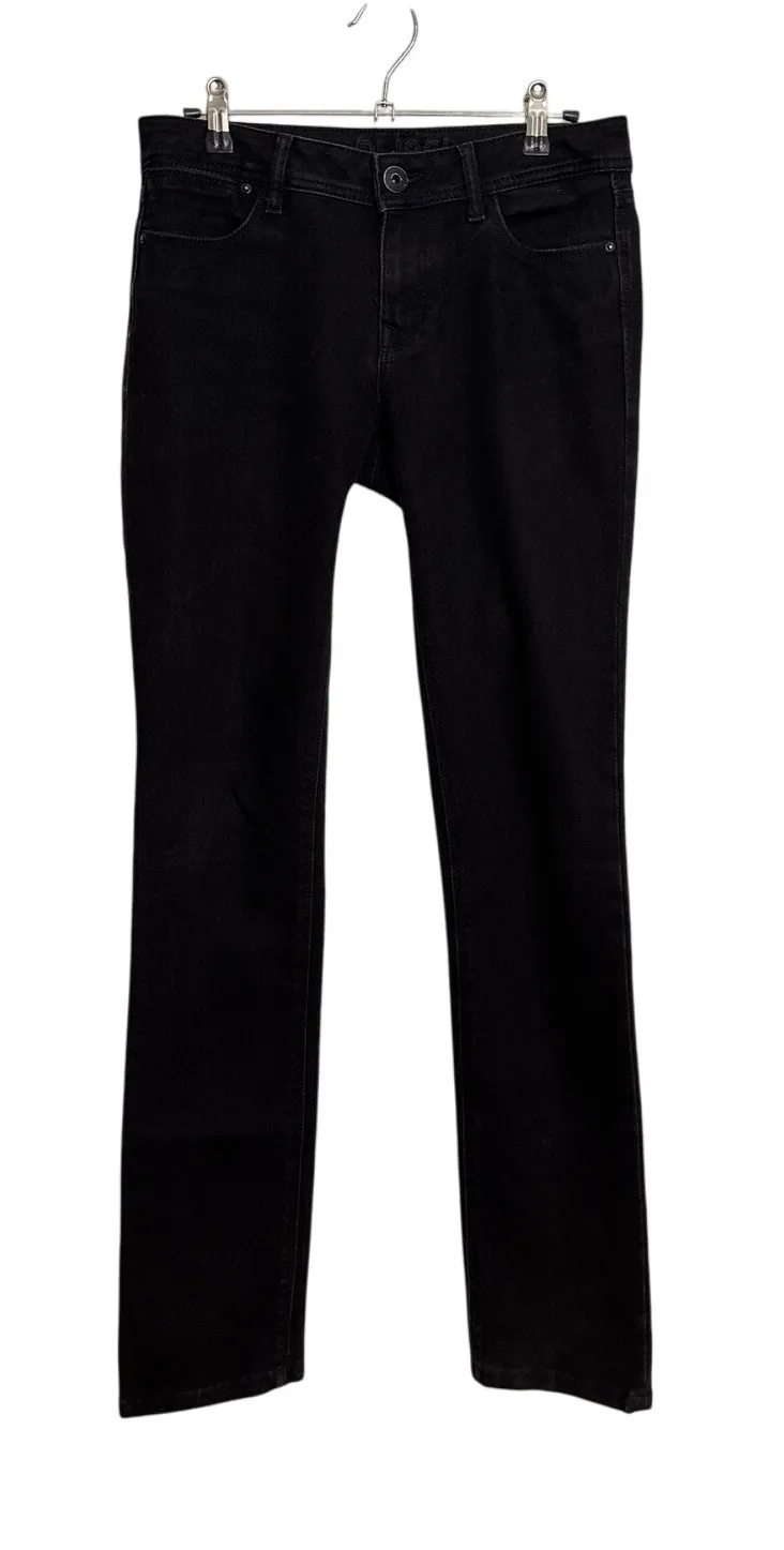 DL1961 Coco Curvy Straight Jeans Womens Size 26 Onyx Black 4 Way Stretch - Image 1