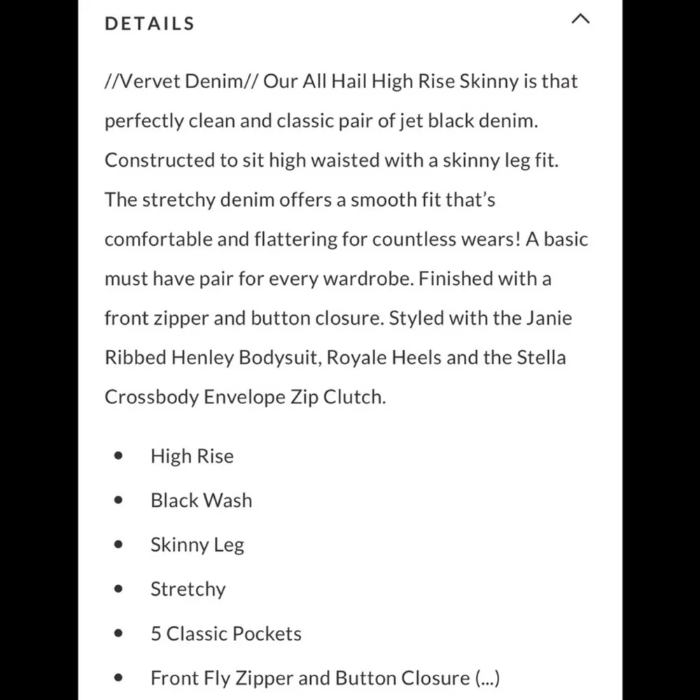 💖Vici’s All Hail High Rise Skinny💖 - Image 4