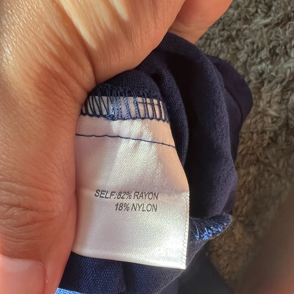 NWT Calypso St. Barth Blue button down midi dress size small - Image 7