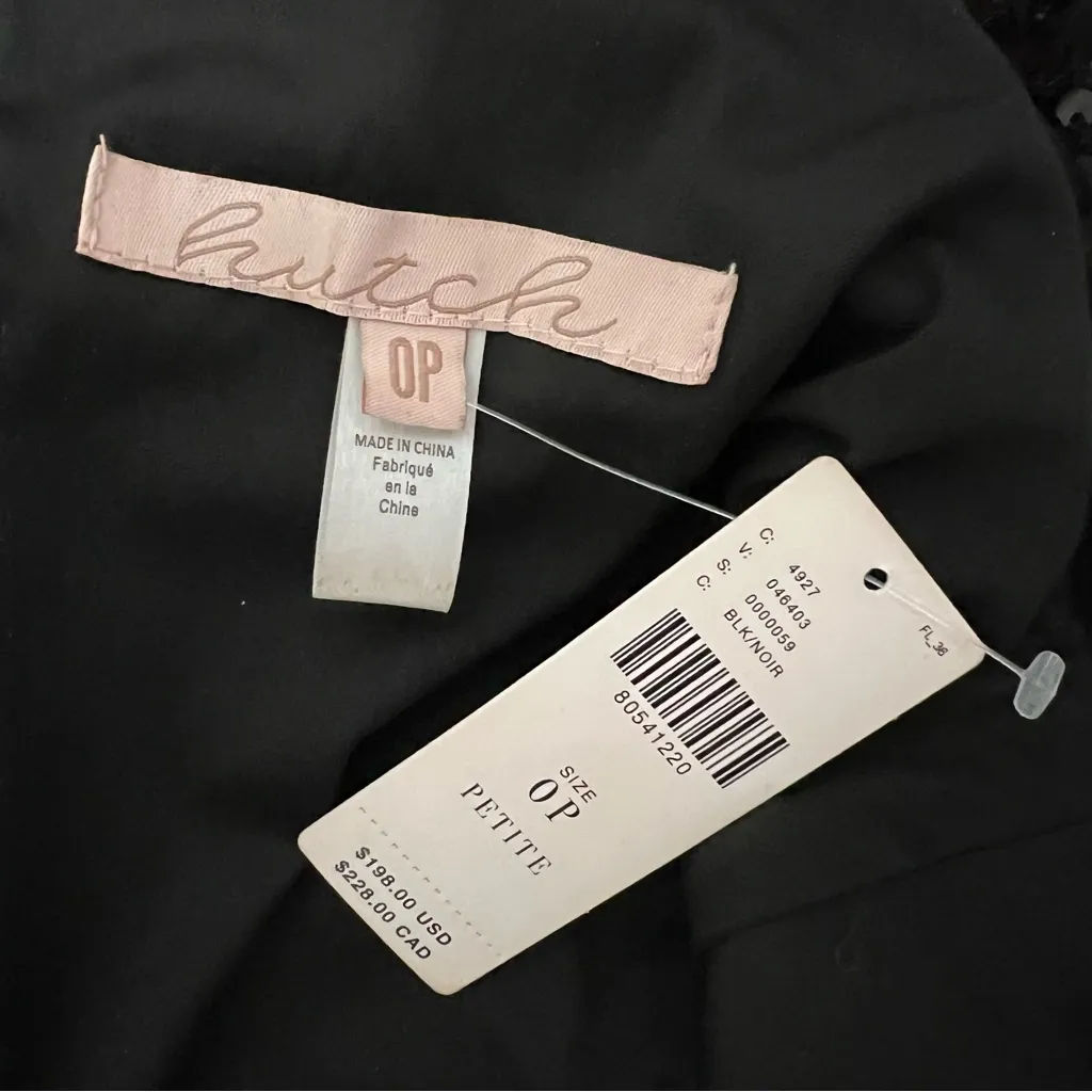 NEW NWT Anthropologie Hutch Sequin Halter Jumpsuit In Black - Image 13