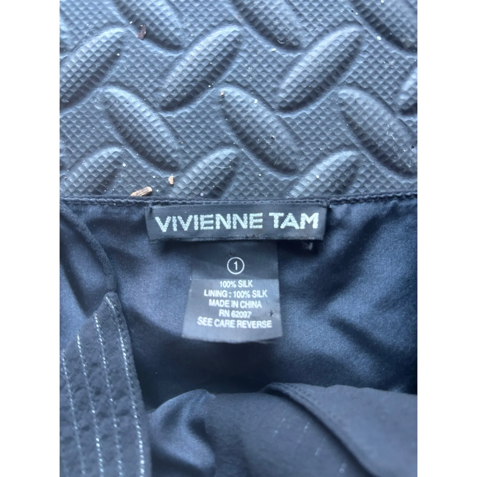 Vivienne Tam black ruffled midi dress, size 1 - Image 2