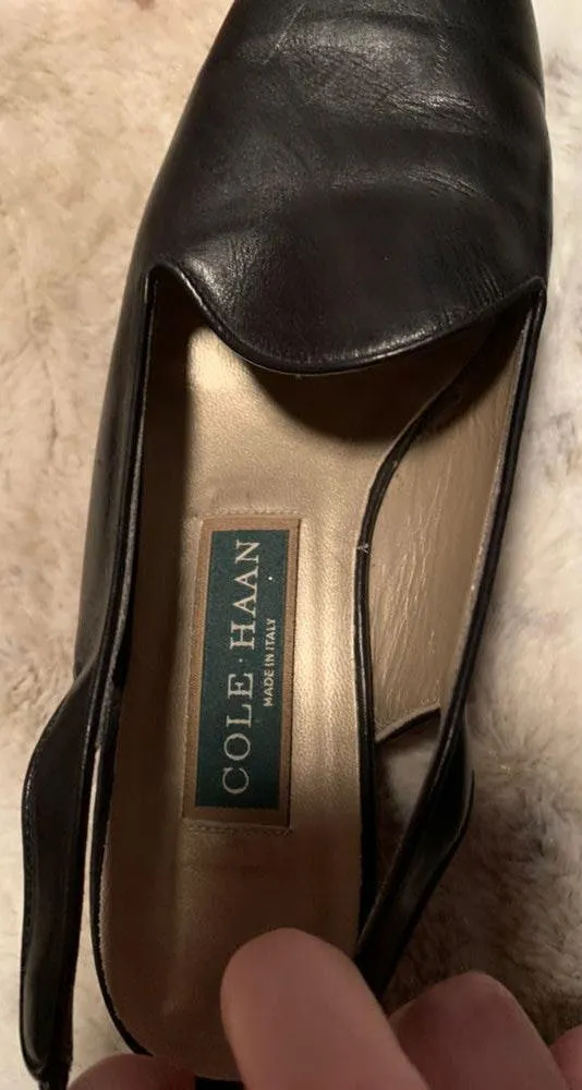 Vintage Sling Back Loafers - Image 3