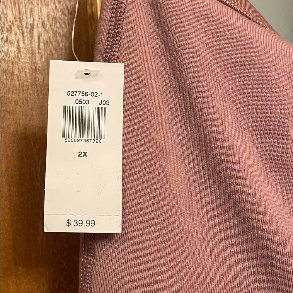 Old Navy Women Plus One Shoulder ROSE PowerChill 7/8 Length Bodysuit Leggings 2X - Image 4