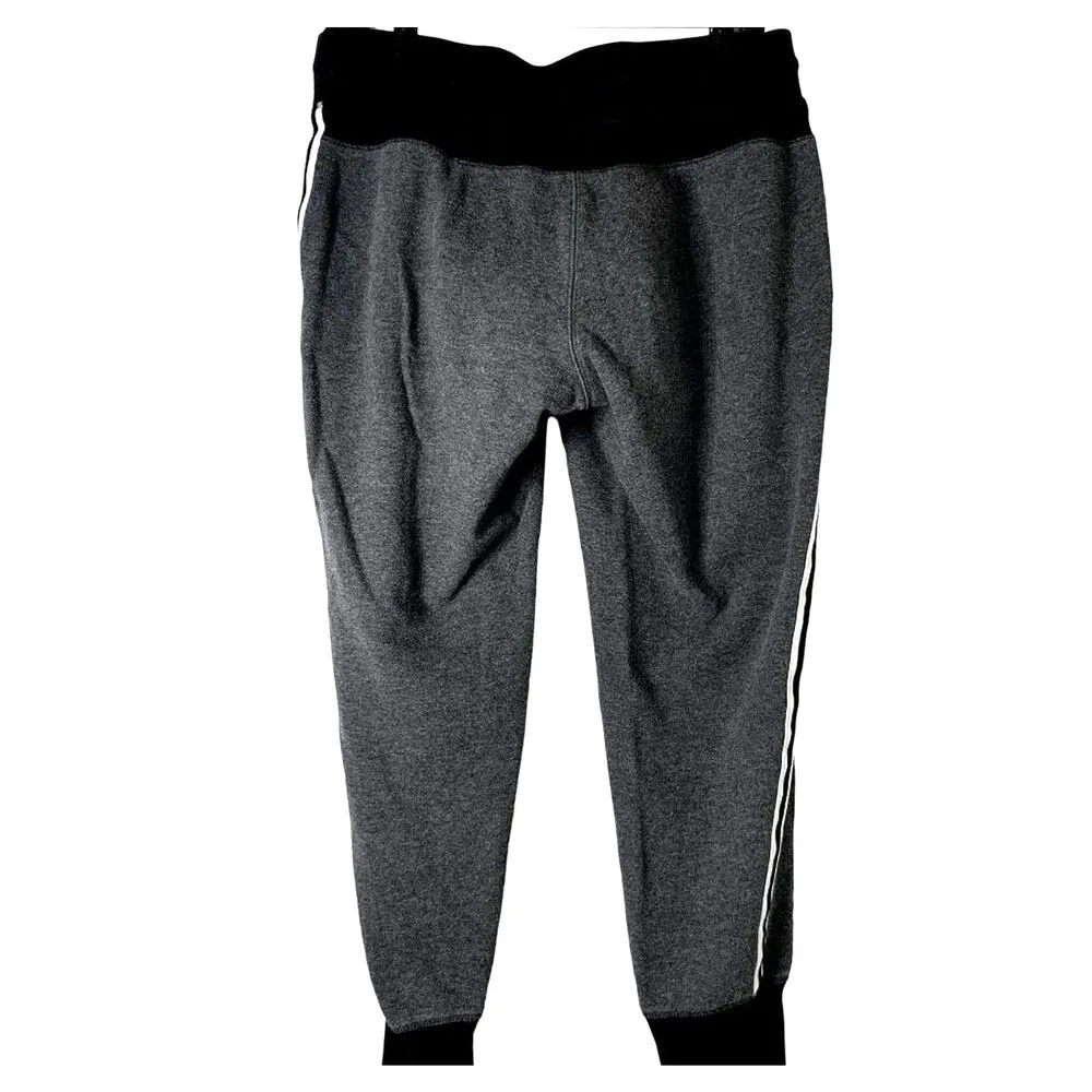 REEBOK‎ Women's grey jogger/loungewear/pants wi/white side stripe Sz Large - Image 4