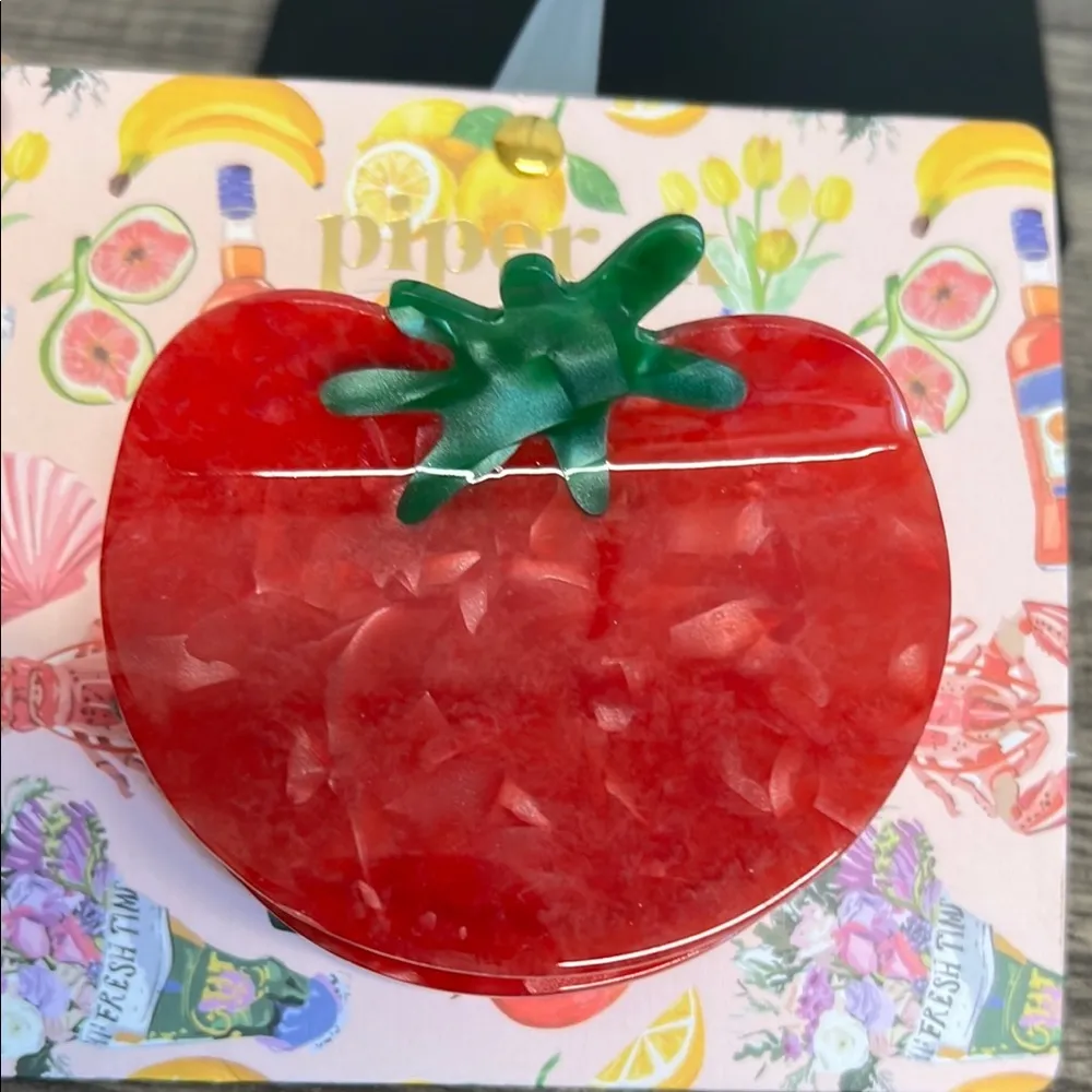 Piper  K Tomato Hair Clip 🍅 - Image 5