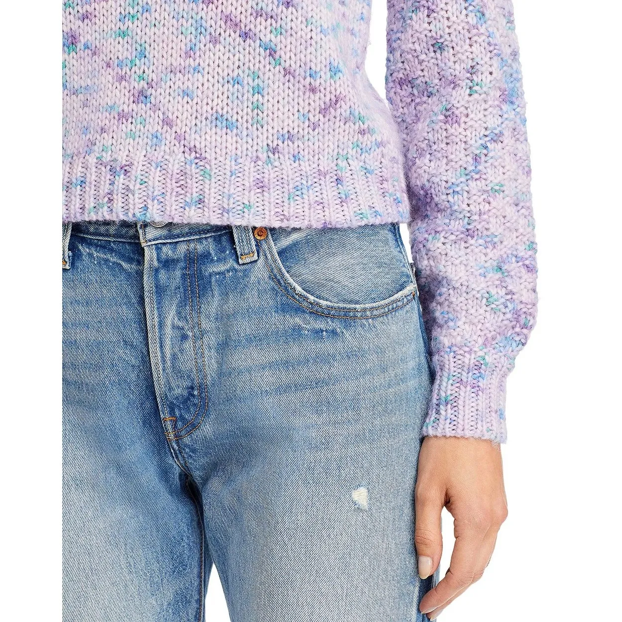 LOVESHACKFANCY Koru Fringe Sweater‎ Size Small NWOT - Image 4