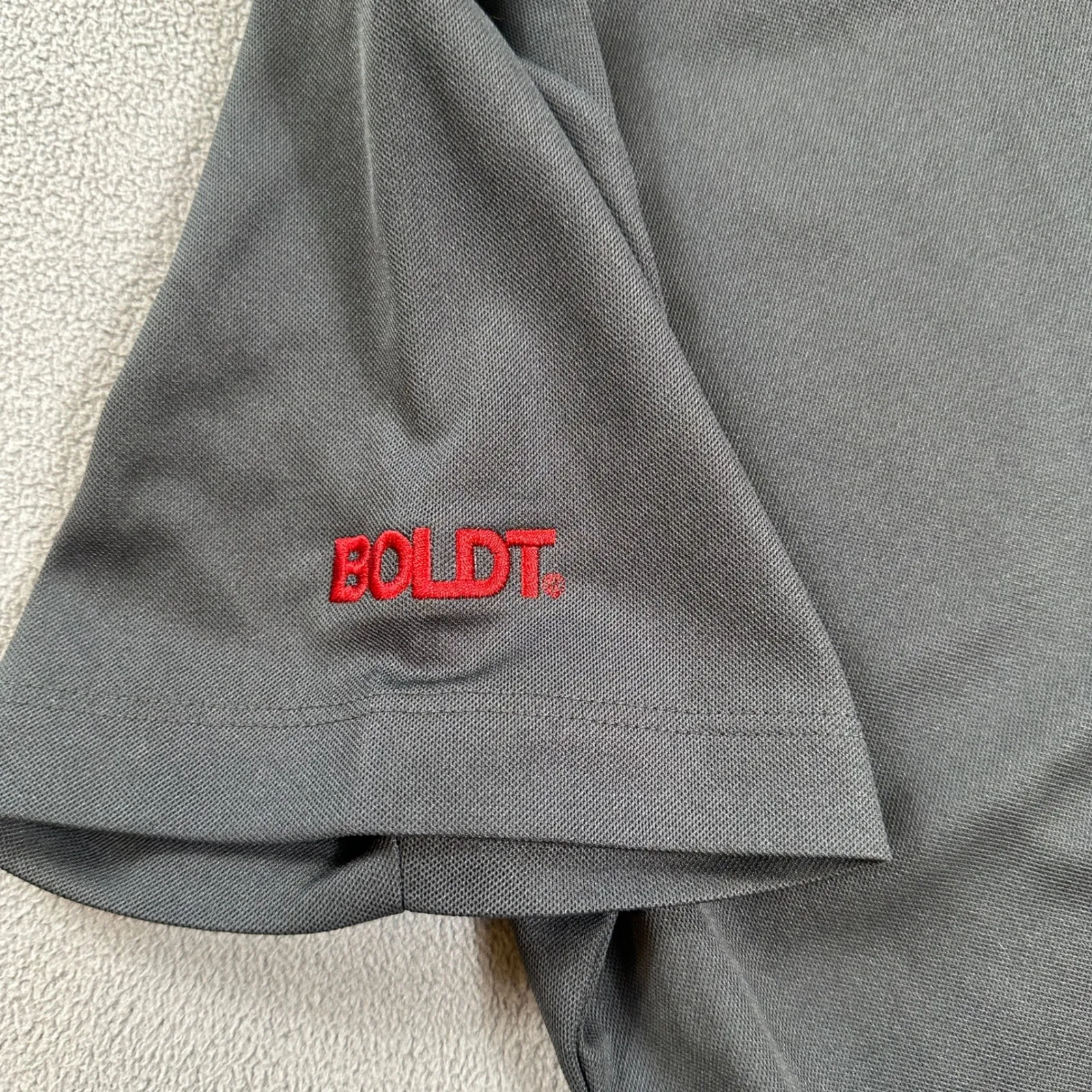 BOLDT Company Nike Golf Polo Shirt L Gray Womens Dri-FIT Short Sleeve Sport NWT - Image 5