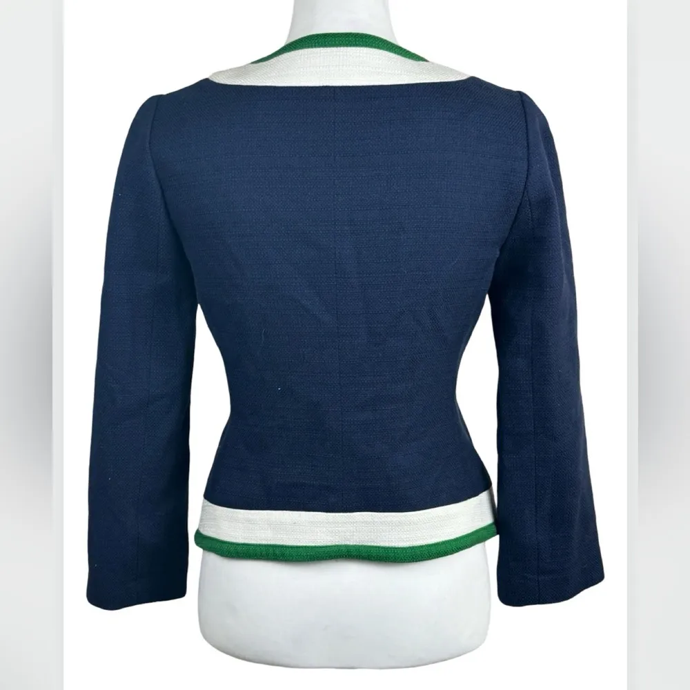 Banana Republic Navy Colorblock Blazer Jacket 2 - Image 4