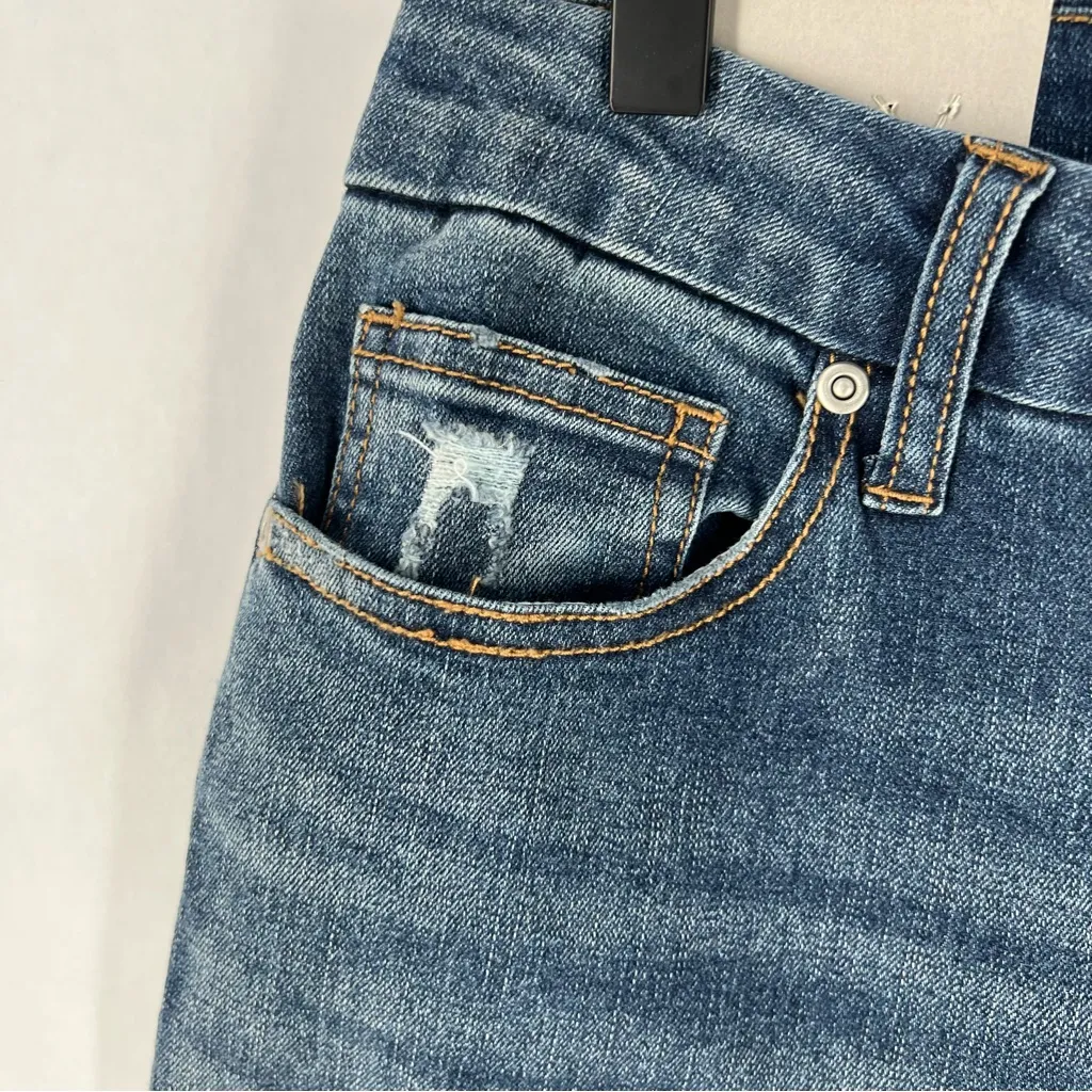 Harper Heritage Core Stretch Ripped Distressed Knees High Rise Skinny Jeans - Image 5