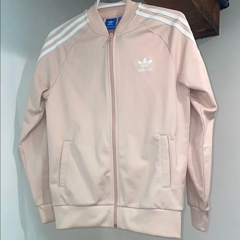 Adidas  original’s Pink Track Jacket - Image 2